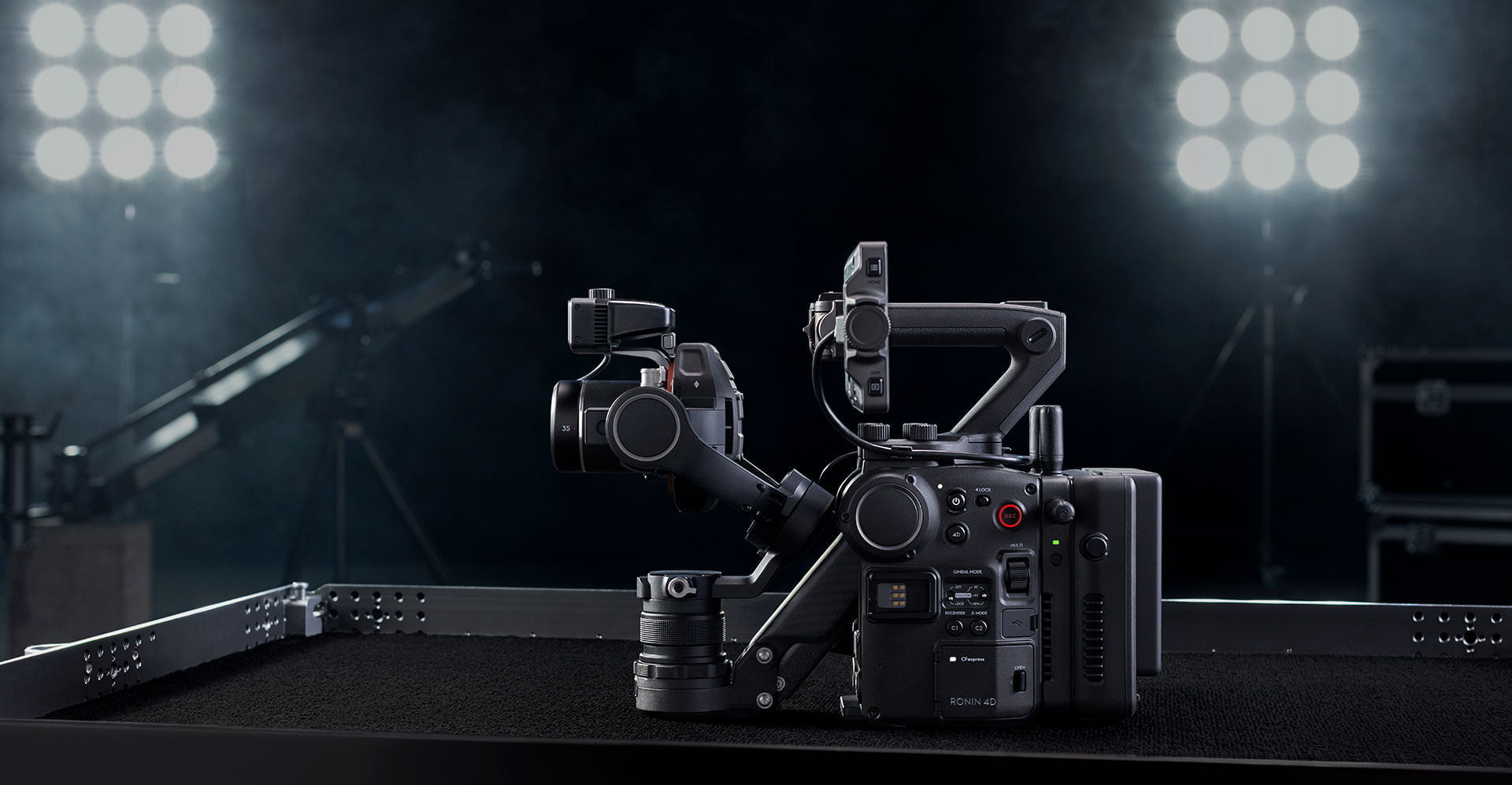 4-axis stabilization for smooth camera performance