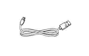 Micro-USB cable* - 1 pc.