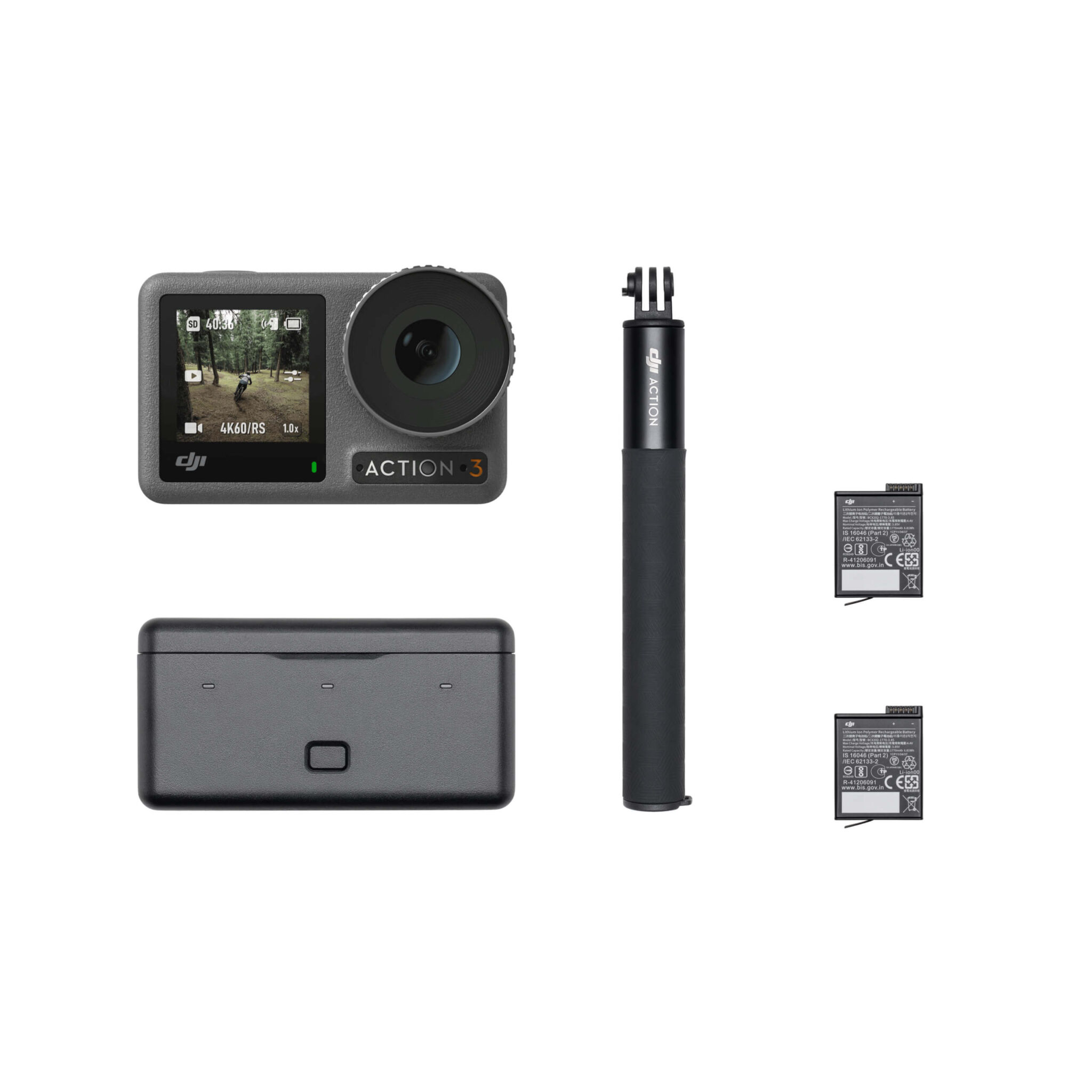 DJI Osmo Action 3 Camera Adventure Combo with FREE 64GB SanDisk Extrem