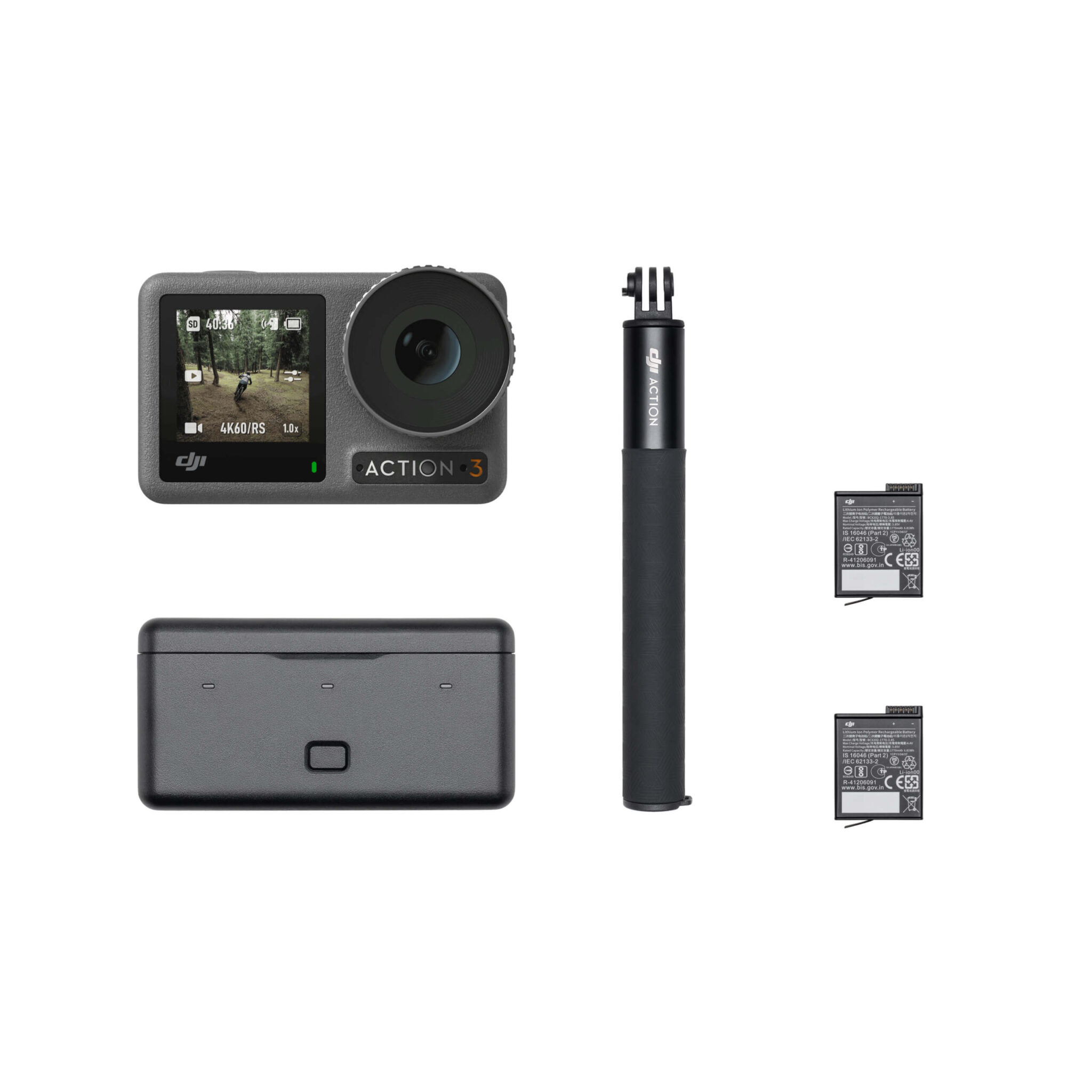 DJI Osmo Action 3 Diving Combo - Waterproof Action Camera for Diving and  Surfing, Waterproof Case and Floating Handle Included, 60m Waterproof