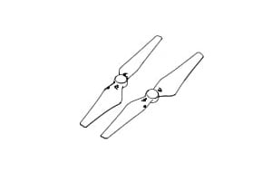 Paar propellerit - 4 tk.
