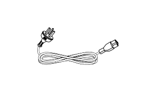 Power cable - 1 pc.